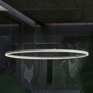 Ideal Lux - ORACLE SLIM kábeles LED függeszték LED/29W/230V 3000K CRI 90 átm. 50 cm fehér