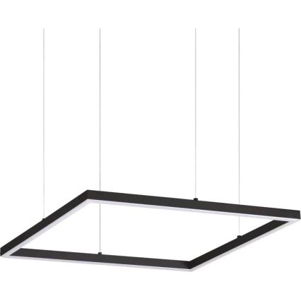 Ideal Lux - ORACLE SLIM kábelre függesztett LED csillár LED/33W/230V 3000K CRI 90 50x50 cm fekete