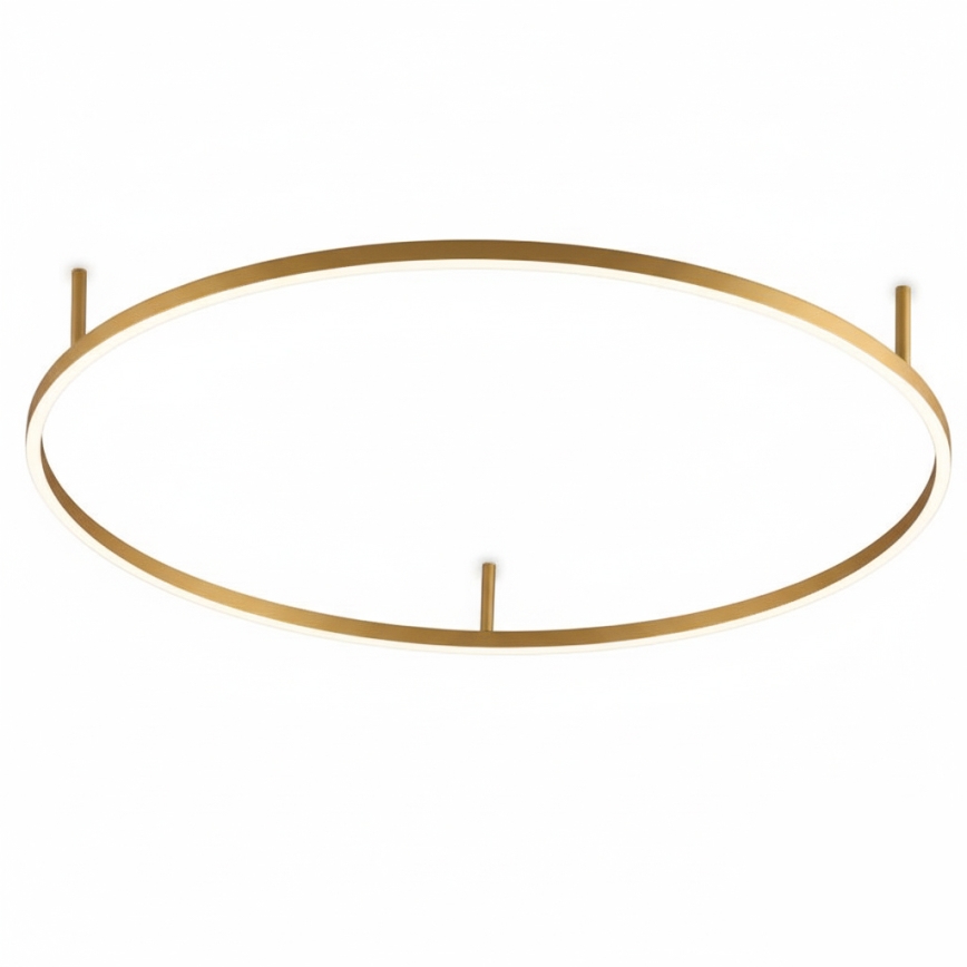 Ideal Lux - ORACLE SLIM LED mennyezeti lámpatest 37W/230V 4000K CRI 90 átmérő 70 cm arany