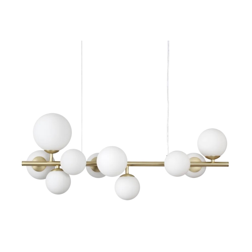 Ideal Lux - PERLAGE csere búra csillárhoz/lámpatesthez/lámpához, Ø 12 cm, fehér