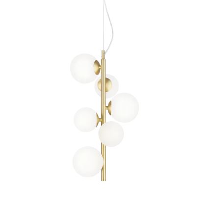 Ideal Lux - PERLAGE csere búra csillárhoz/lámpatesthez/lámpához, Ø 12 cm, fehér