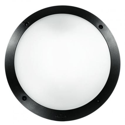 Ideal Lux - POLAR kültéri fali lámpatest 1xE27/23W/230V IP66 fekete