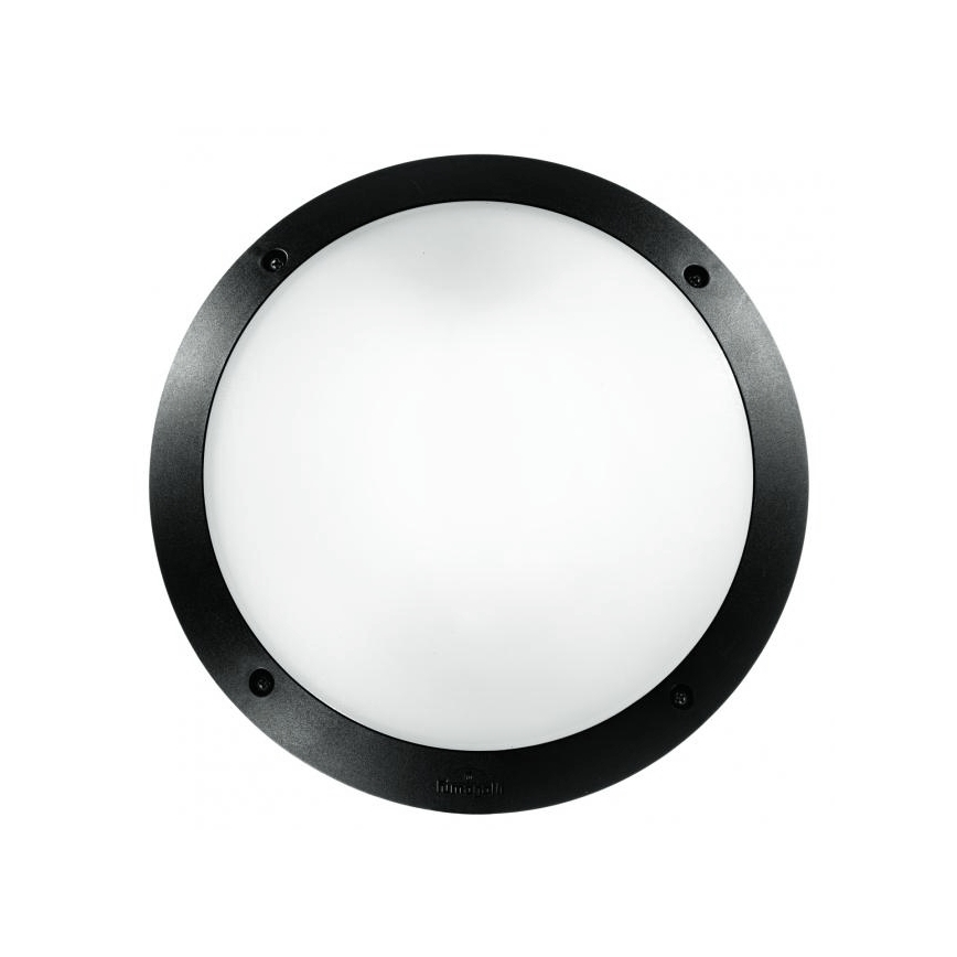 Ideal Lux - POLAR kültéri fali lámpatest 1xE27/23W/230V IP66 fekete