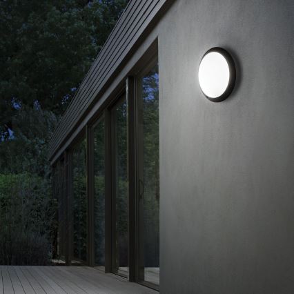 Ideal Lux - POLAR kültéri fali lámpatest 1xE27/23W/230V IP66 fekete