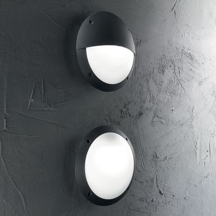 Ideal Lux - POLAR kültéri fali lámpatest 1xE27/23W/230V IP66 fekete