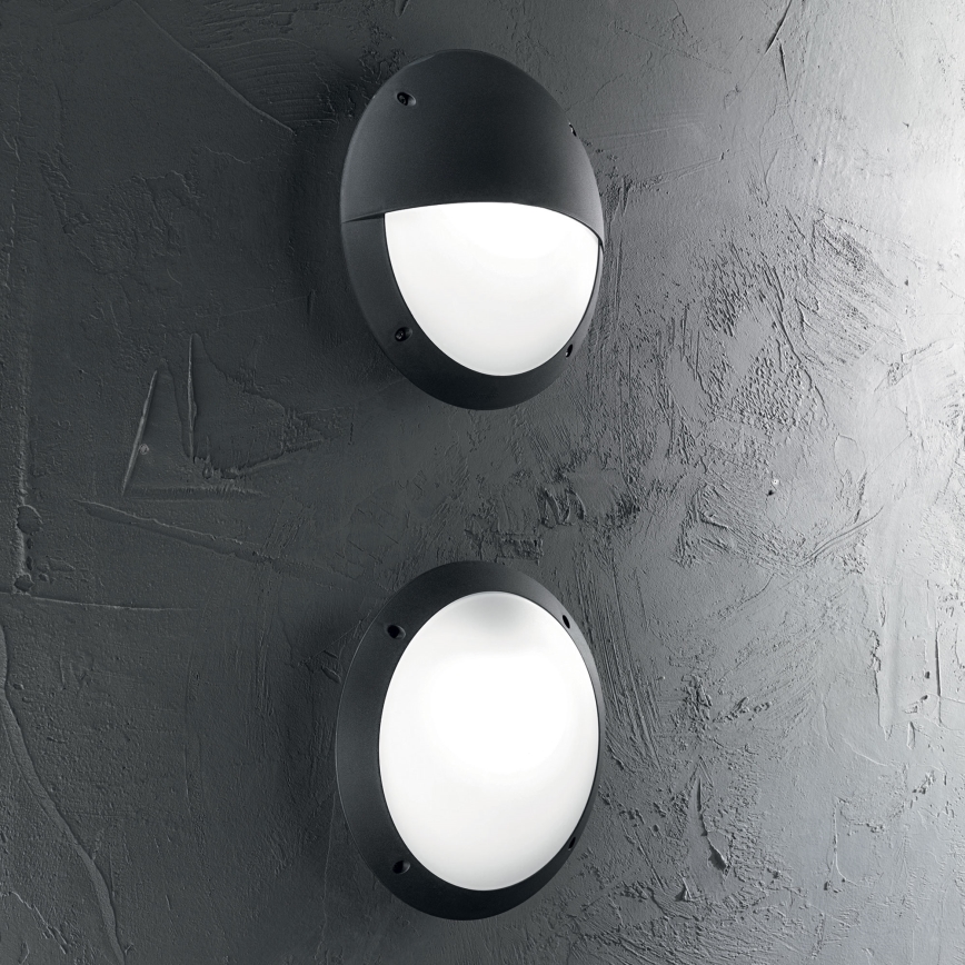 Ideal Lux - POLAR kültéri fali lámpatest 1xE27/23W/230V IP66 fekete