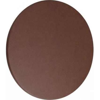 Ideal Lux - LED kültéri fali lámpatest PUNTO LED/9W/230V CRI 90 Ø 18 cm IP54 barna