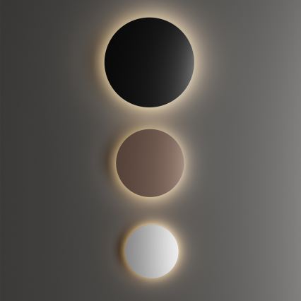 Ideal Lux - PUNTO LED kültéri fali lámpa, 9 W, 230 V, CRI 90, átmérő 18 cm, IP54, fehér