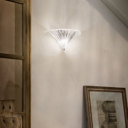 Ideal Lux - SANTA fali lámpa 1xE14/40W/230V átlátszó