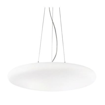 Ideal Lux - SMARTIES kábeles függeszték, 5xE27/42W/230V, átmérő 60 cm, fehér
