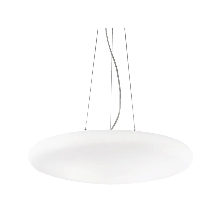 Ideal Lux - SMARTIES kábeles függeszték, 5xE27/42W/230V, átmérő 60 cm, fehér