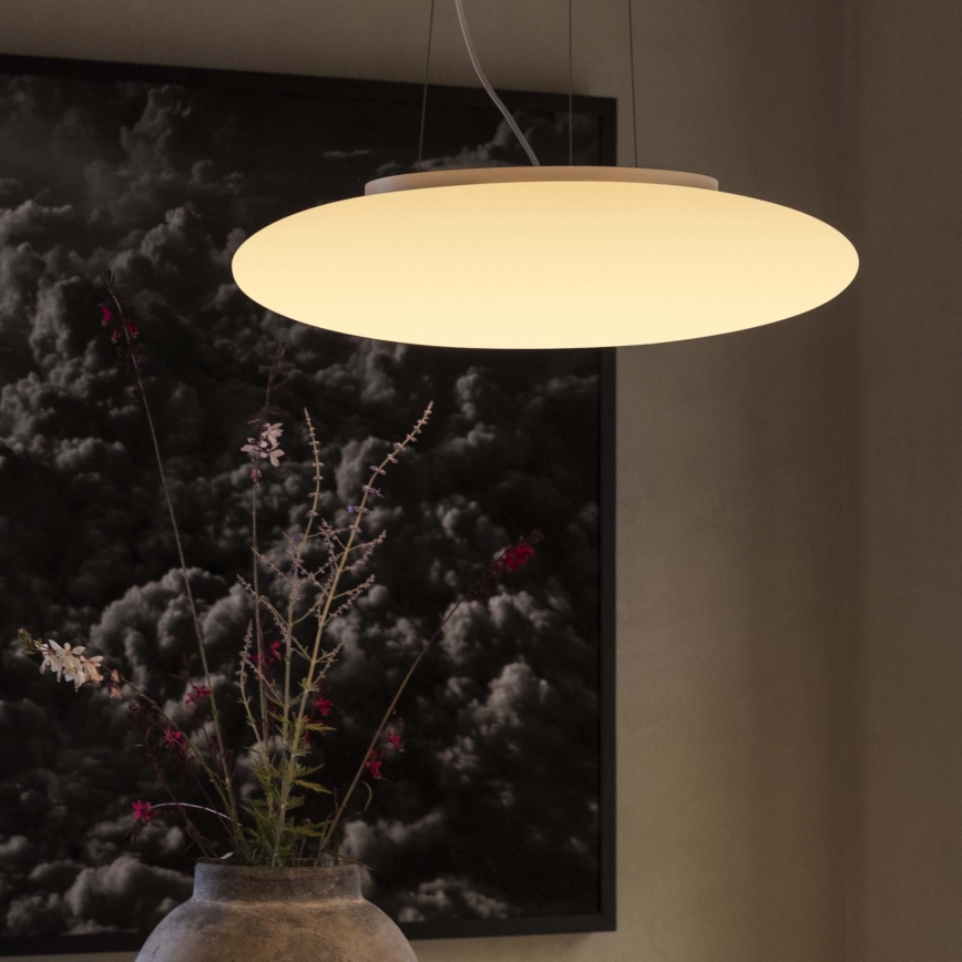 Ideal Lux - SMARTIES kábeles függeszték, 5xE27/42W/230V, átmérő 60 cm, fehér