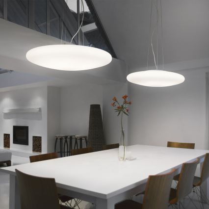 Ideal Lux - SMARTIES kábeles függeszték, 5xE27/42W/230V, átmérő 60 cm, fehér