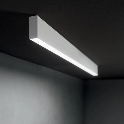 Ideal Lux - STEEL kábelre függesztett LED csillár LED/29W/230V 4000K CRI 90 120 cm fehér