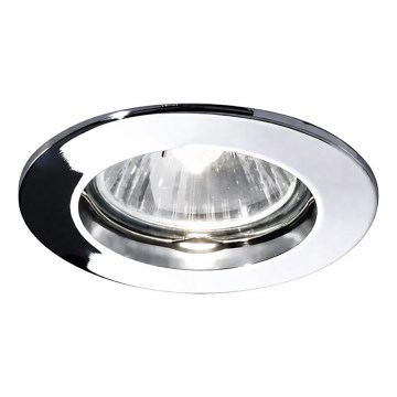 Ideal Lux - Süllyesztett mennyezeti lámpatest 1xGU10/50W/230V, átm. 7,7 cm, fényes króm