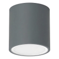 Ideal Lux - TECHO kültéri spotlámpa 1xGU10/20W/230V Ø 9 cm IP54 antracit
