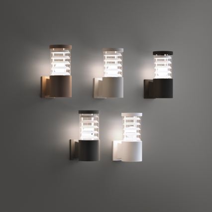 Ideal Lux - TRONCO kültéri fali lámpatest 1xE27/42W/230V IP44 antracit