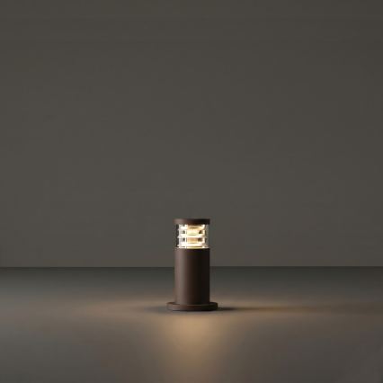 Ideal Lux - TRONCO kültéri lámpatest, 1x E27, 42W, 230V, 25 cm, IP65, barna