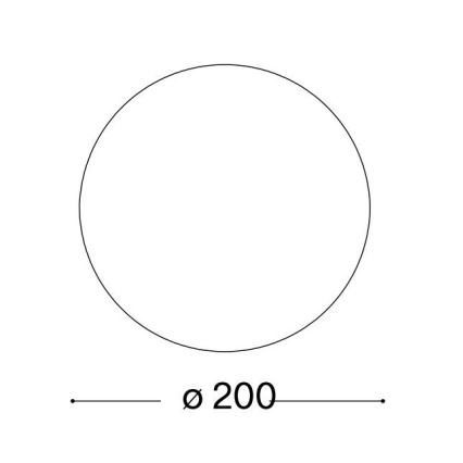 Ideal Lux - Univerzális MAPA E27 pótüveg Ø 20 cm fehér