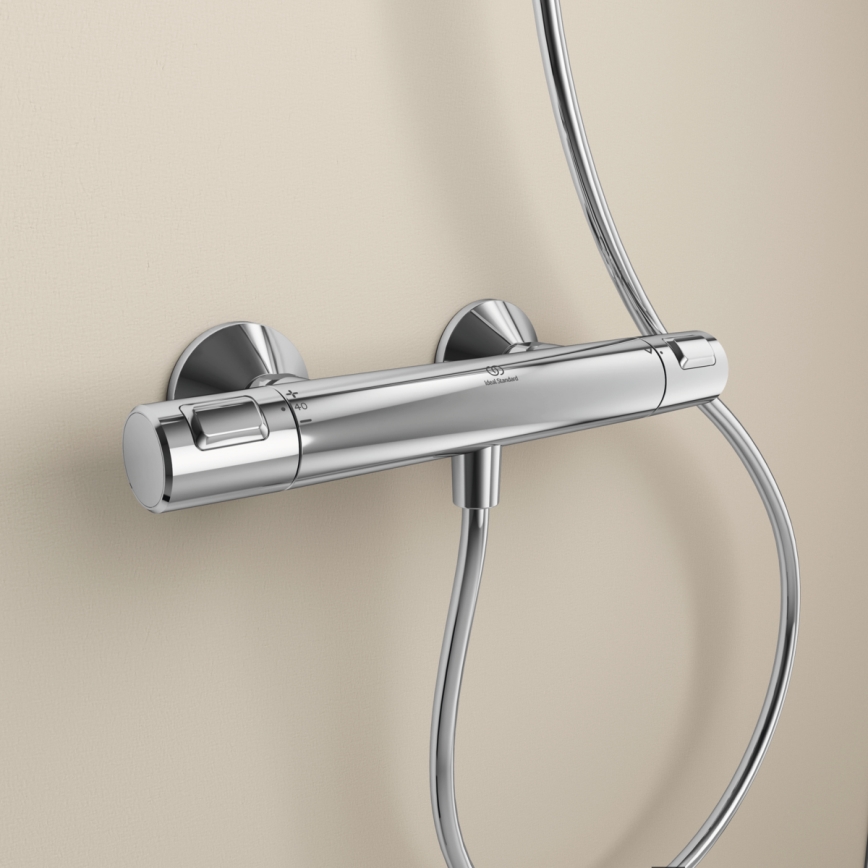 Ideal Standard A7201AA - CERATHERM T25 termosztátos zuhanycsaptelep, fényes króm