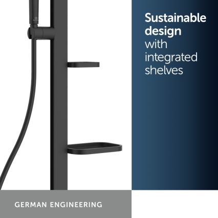 Ideal Standard BD583XG -  Zuhanyszett csapteleppel CERATHERM ALU+ matt fekete