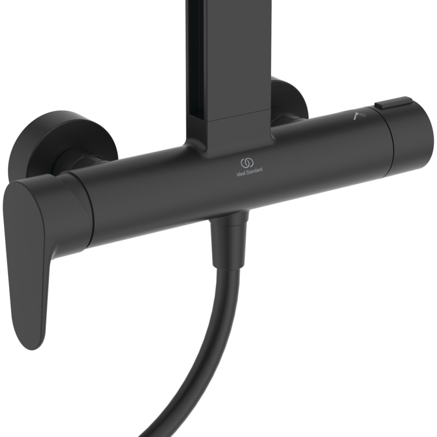 Ideal Standard BD584XG - CERAFLOW ALU+ zuhanyszett csapteleppel, matt fekete