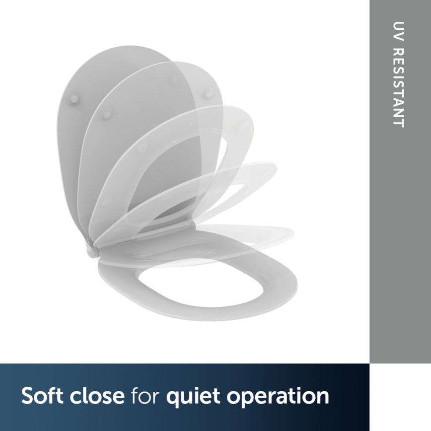 Ideal Standard E036601 - SoftClose CONNECT AIR WC-ülőke, fehér