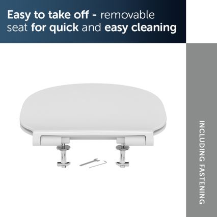 Ideal Standard E036601 - SoftClose CONNECT AIR WC-ülőke, fehér
