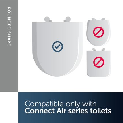 Ideal Standard E036601 - SoftClose CONNECT AIR WC-ülőke, fehér