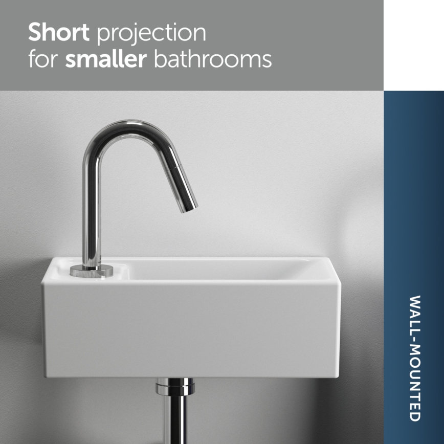 Ideal Standard E211301 - Falra szerelhető mosdó I.LIFE S 37x21 cm kerámia/fehér