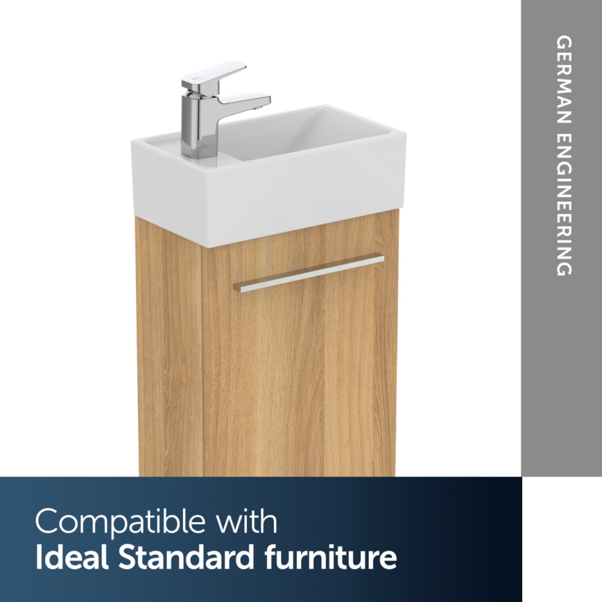 Ideal Standard E211301 - Falra szerelhető mosdó I.LIFE S 37x21 cm kerámia/fehér