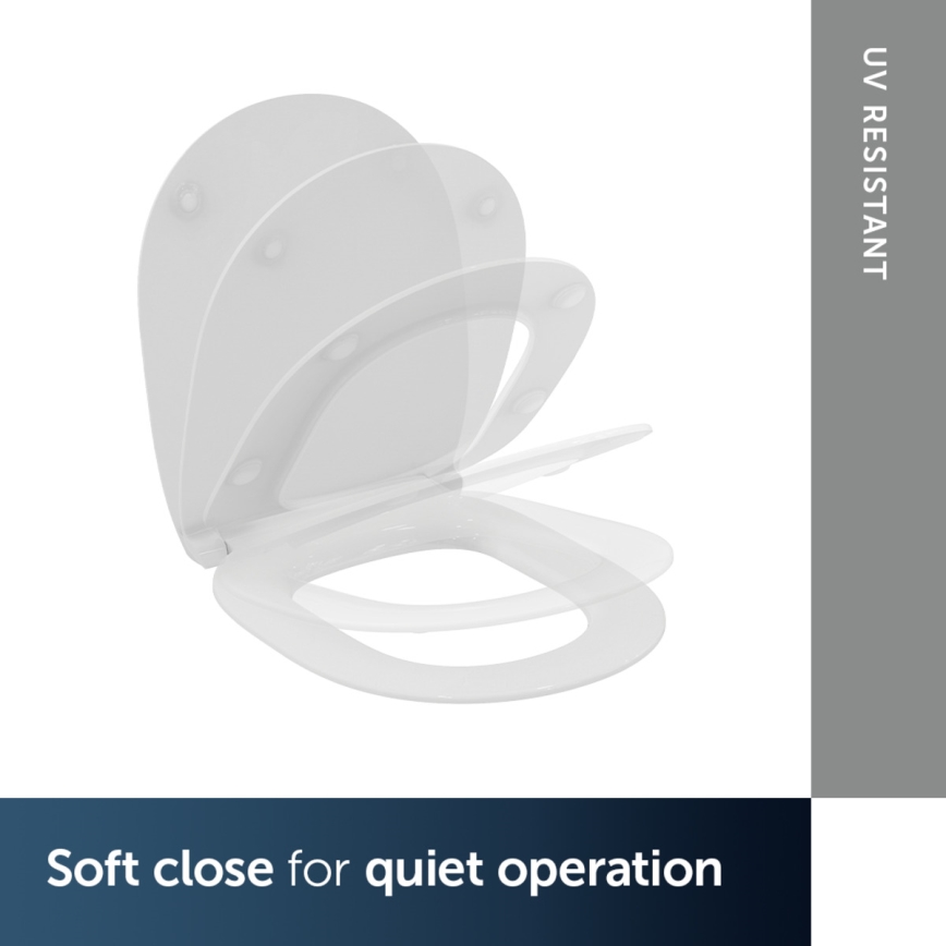 Ideal Standard E772401 - SoftClose CONNECT WC-ülőke, fehér