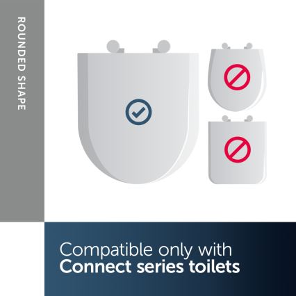 Ideal Standard E772401 - SoftClose CONNECT WC-ülőke, fehér
