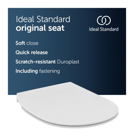 Ideal Standard E772401 - SoftClose CONNECT WC-ülőke, fehér