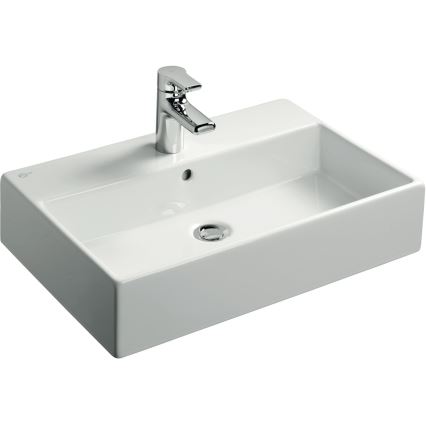 Ideal Standard K078101 - STRADA 60x42 cm pultba építhető kerámia mosdó, fehér