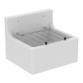 Ideal Standard S593901 - Falra szerelhető mosdó lefolyóráccsal DOURO 45,5x38 cm kerámia/fehér