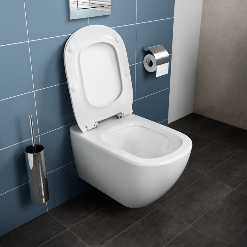 Ideal Standard T354601 - TESI függesztett WC, SoftClose ülőkével, kerámia/fehér