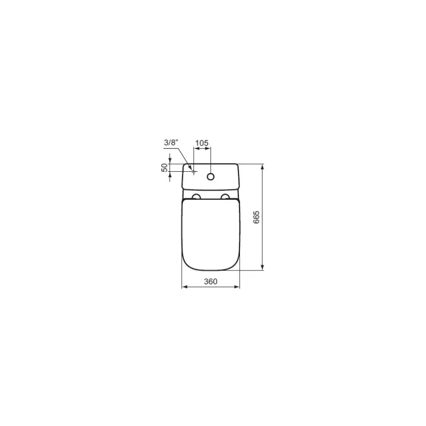Ideal Standard T453001 - I.LIFE A WC-ülőke, fehér