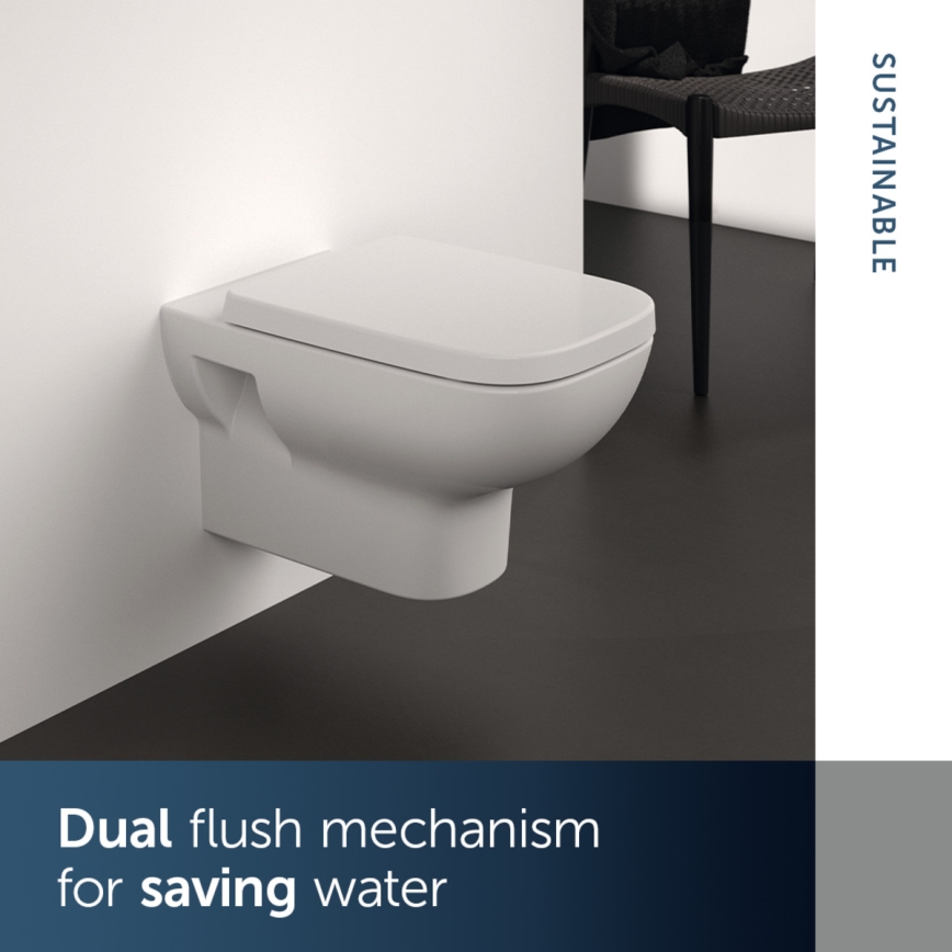 Ideal Standard T471701 - Függesztett WC perem nélküli I.LIFE A kerámia/fehér