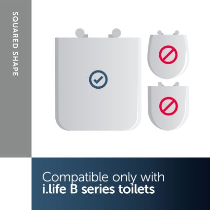 Ideal Standard T500301 - WC-ülőke SoftClose I.LIFE B fehér