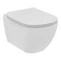 Ideal Standard T536001 - Függesztett perem nélküli WC SoftClose ülőkével TESI kerámia/fehér