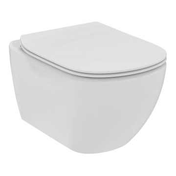 Ideal Standard T536001 - Függesztett perem nélküli WC SoftClose ülőkével TESI kerámia/fehér