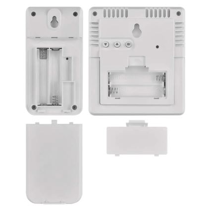 Időjárás-állomás 5V 2xAAA + 2xAAA fekete