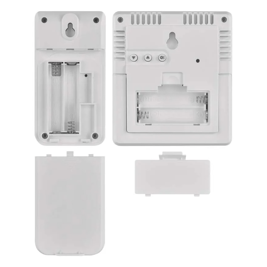 Időjárás-állomás 5V 2xAAA + 2xAAA fekete