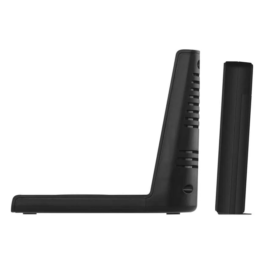 Időjárás-állomás vezeték nélküli töltéssel 5V 2xAA + 2xAAA fekete