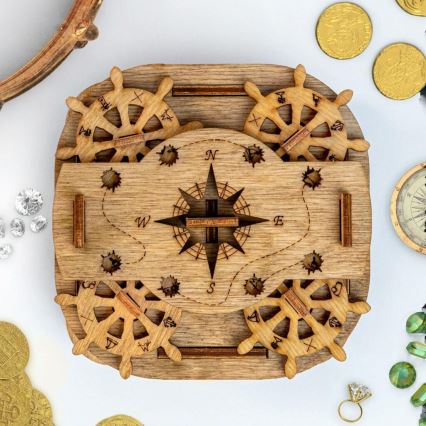 iDventure - Davy Jones szekrénye fa logikai játék