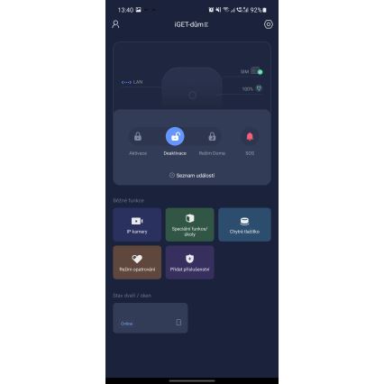 Okos vezeték nélküli biztonsági rendszer 4G LTE/Wi-Fi/Ethernet/GSM