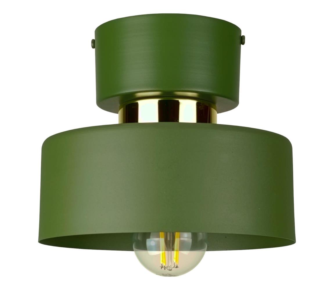 Keter Lighting IGNIA mennyezeti lámpa 1xE27/60W/230V zöld/arany 3384