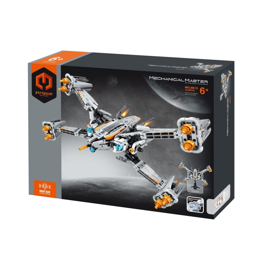 iM.Master - 1018 darabos űrhajó-építőkészlet mechanikus meghajtással