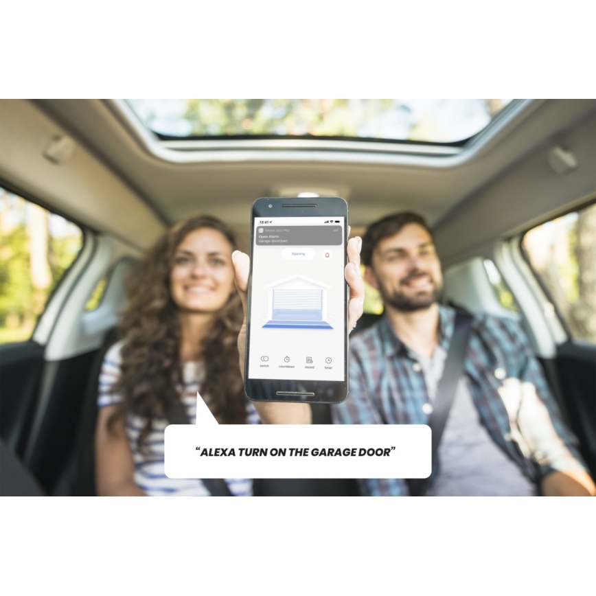 Immax 07706L - Garázskapu és automatikus kapu vezérlő NEO LITE Smart DC5V Wi-Fi Tuya